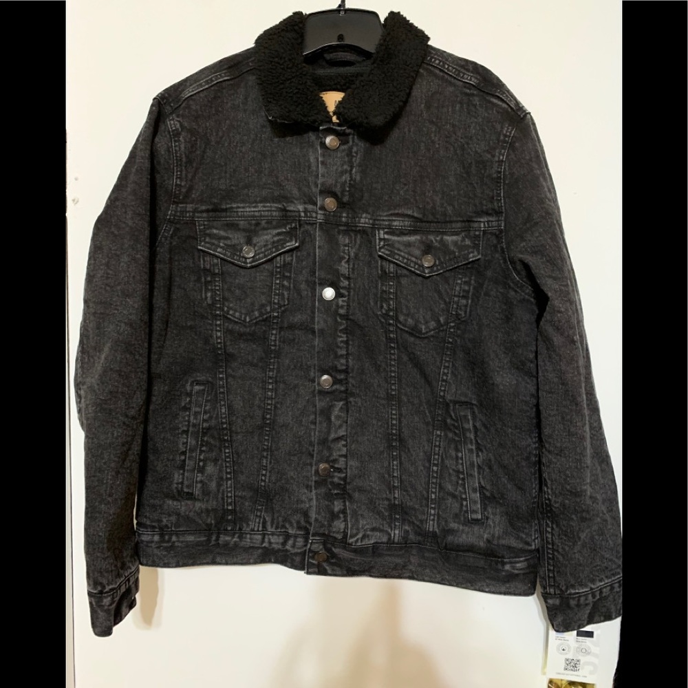 Threadfast Sherpa lined Denim Jacket - Picture 3 of 6